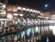 Dubai mall from the bridge